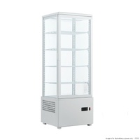 Thermaster White Four Sided Countertop Display Fridge - TCBD108L 