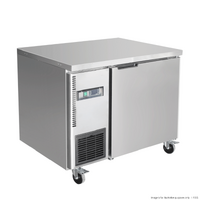 Thermaster Stainless Steel Single Door Workbench Saladette Fridge - TL900TN