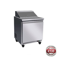 Thermaster 1 Door Pizza & Salad Prep Bench Fridge 250L