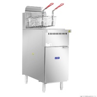 FryMax V Pan Natural Gas Deep Fryer 22 Litre