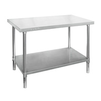 Prep Bench 1200x600x900mm Undershelf & Full Stainless