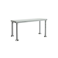 Single Tier Overshelf 1200x300x450mm Full Stainless