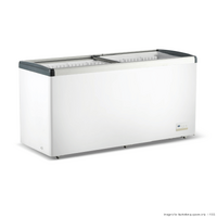 Thermaster 516L Chest Freezer with Flat Glass Sliding Lids - WD516G