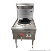 Gasmax Waterless Single Wok Duckbill Burner Stainless Steel