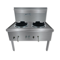 Gasmax Waterless Double Wok Duckbill Burner Stainless Steel