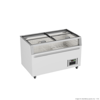 Thermaster Supermarket Island Freezer with Glass Sliding Lids - ZCD-L145G 