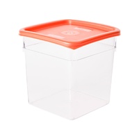 Square Storage Container, 7.6L with Lid