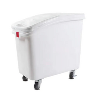 Food Ingredient Storage Bin with Wheels 81L