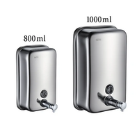 Stainless Steel Soap Dispenser - 800ml