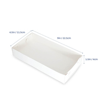 Loyal Bakeware Cookie / Biscuit Box White 225x115x40mm
