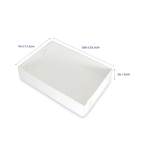 Loyal Bakeware Cookie / Biscuit Box White 255x175x50mm Pack of 10
