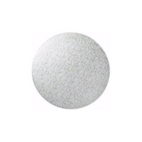 Loyal Bakeware Masonite / MDF Cake Board Silver Round  6"/15cm 