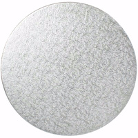 Loyal Bakeware Masonite / MDF Cake Board Silver Round 11"/28cm