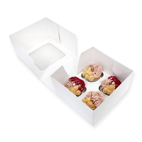 Loyal Bakeware 4 Cavity Cupcake Box & Insert Carton of 100