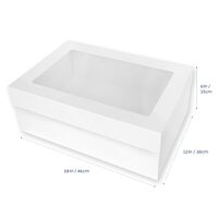 Loyal Bakeware Cake Box w Window 460x300x150mm