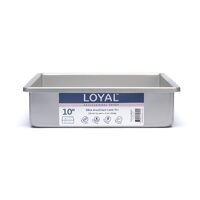 Loyal Bakeware Elite Anodised Square Cake Tin 10in