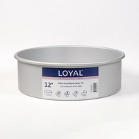 Loyal Bakeware Elite Anodised Cake Tin Deep Round (12")