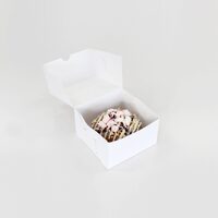Loyal Bakeware Individual Donut/Slice Box White 110x110x65mm
