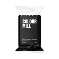 Loyal Bakeware Colour Mill Decorators Dough/Fondant Black 1KG