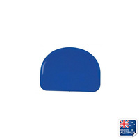 Loyal Bakeware Half Moon Scraper Plastic 122 x 90mm Blue