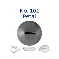 Loyal Bakeware Piping Nozzle Petal Standard No. 101 Stainless