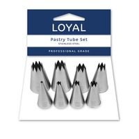 Loyal Bakeware Eight Star Pastry Tubes