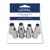 Loyal Bakeware Eight Round Pastry Tubes