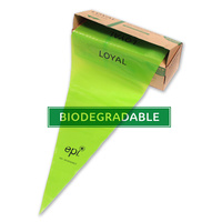 Loyal Bakeware Biodegradable Green Piping Bag 22"/55cm Box of 100