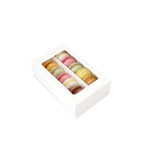 Macaron Box w Window Holds 12