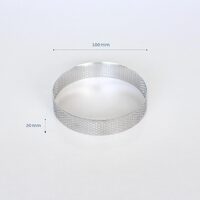 Loyal Bakeware Perforated Tart Ring Round (100mm)