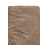 Brown Paper 3F Flat Take Away Bag 200x245mm Pkt of 500