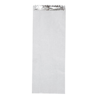 White Foiled Lined Kebab Bag 260x100mm Pkt of 500