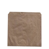Brown Paper 1W Wide Take Away Bag 185x165mm Pkt of 500