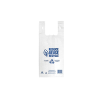 Small Re-Usable Plastic Carry Bag Pkt of 200