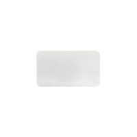 Rectangular White Polycoated Lid 180x103mm Ctn of 500