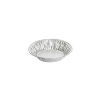 Round Foil Small Shallow Tart Container 60mL Ctn of 1000