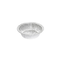 Round Foil Single Serve Pie Container 200mL Sleeve of 10