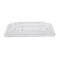 Clear Plastic Container Dome Lid Rectangular 110x170mm Pkt of 50