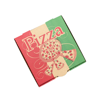 Pizza Box 11" Kraft Printed "Pizza" Pkt of 10