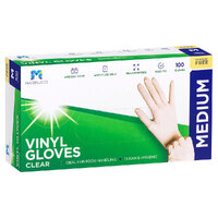 Gloves, Powder Free Vinyl Medium Pack of 100