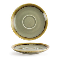 Olympia Kiln Coffee Saucer 140mm Moss Green Pkt 6