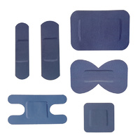First Aid Blue Plasters Assorted Pkt 100