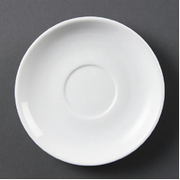 Olympia Whiteware Stacking Saucers Pack of 12