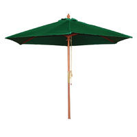 Bolero Table Umbrella Round Green 2.5M
