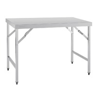 Vogue Stainless Steel Folding Table 1200mm
