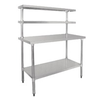 Vogue Stainless Steel Prep Station 1800x600mm
