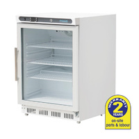 Polar 1 Door White Bar Display Fridge 150L