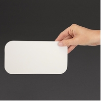 Waxed Lids for Fiesta Recyclable Large Foil Containers Carton of 500