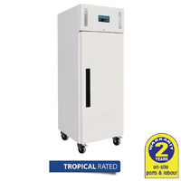 Polar 1 Door Freezer 600L White GN Tropicalised