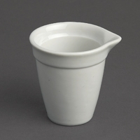 Olympia Bistro Milk Jug White 100ml/3.5oz Pk of 12